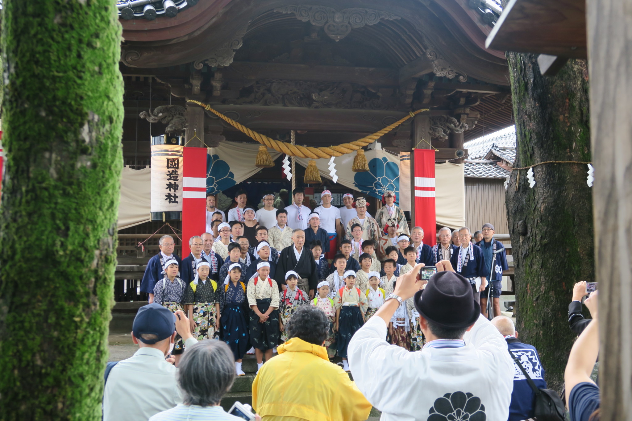 国造神社 泉獅子舞清祓式(平成30年)