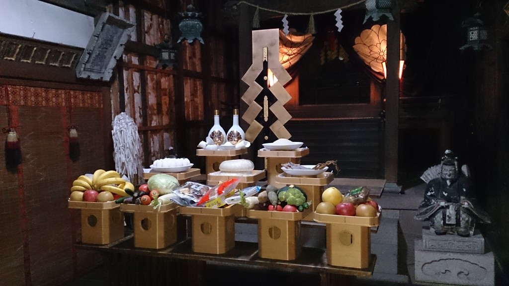 国造神社　お供え