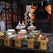 国造神社 お供え