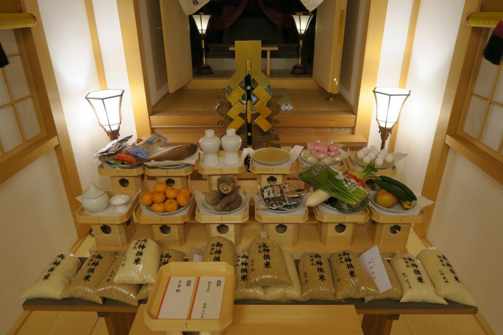 荒川神社　新嘗祭の神饌