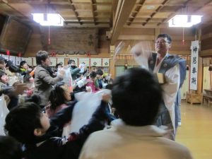 平成25年 豆まきの様子