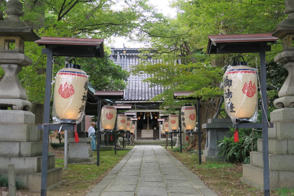 大切な提灯飾り