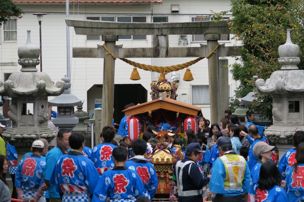 平成27年10月 井手神社の御輿渡御