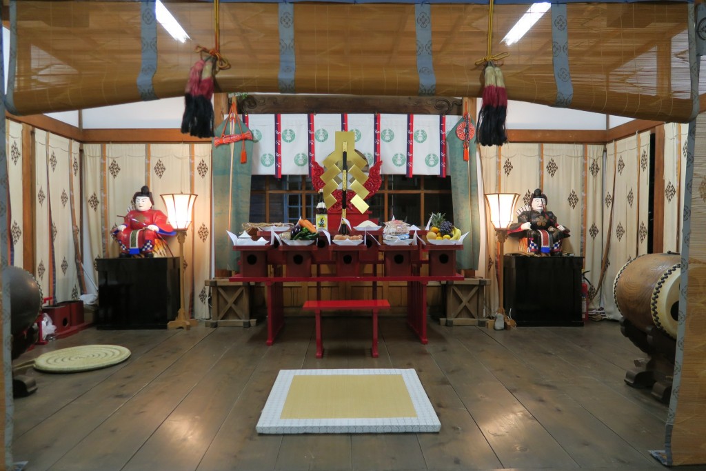 平成27年荒川神社秋祭り準備の様子