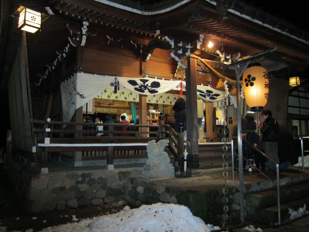 お正月　春日神社の様子