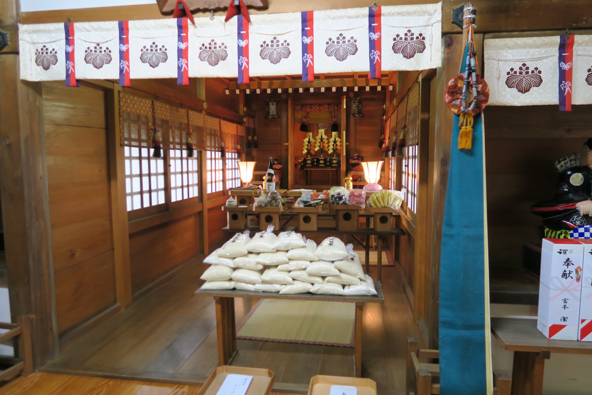 平成27年　間明　御馬神社　新嘗祭