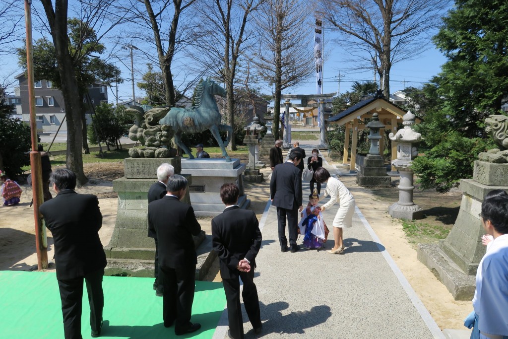 二日市荒川神社 祭典などを全て終え静かさを取り戻しつつある境内