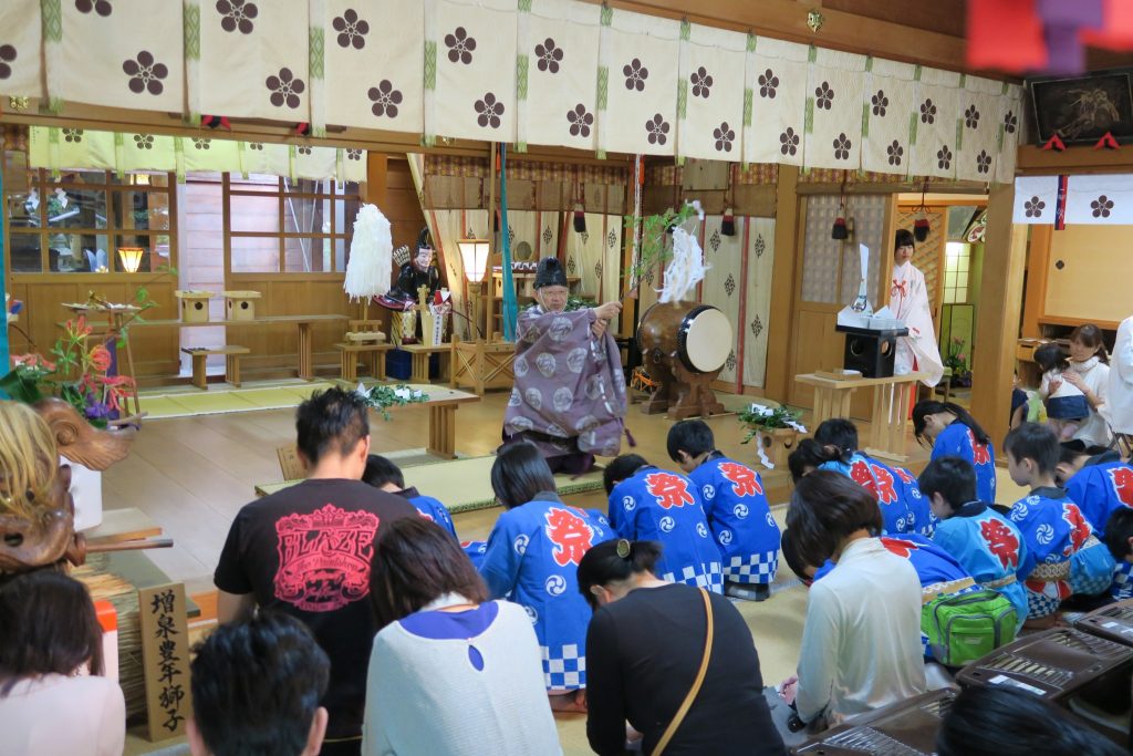 平成28年春祭り子供神輿発御式清祓
