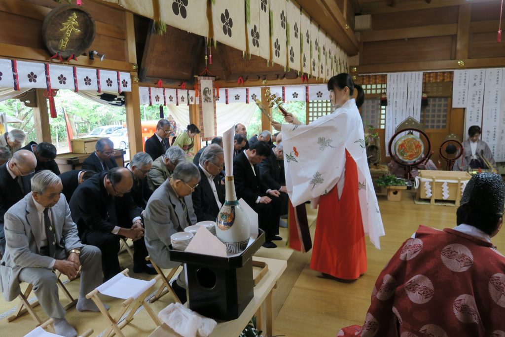 平成28年 春祭り 例祭 巫女鈴清祓