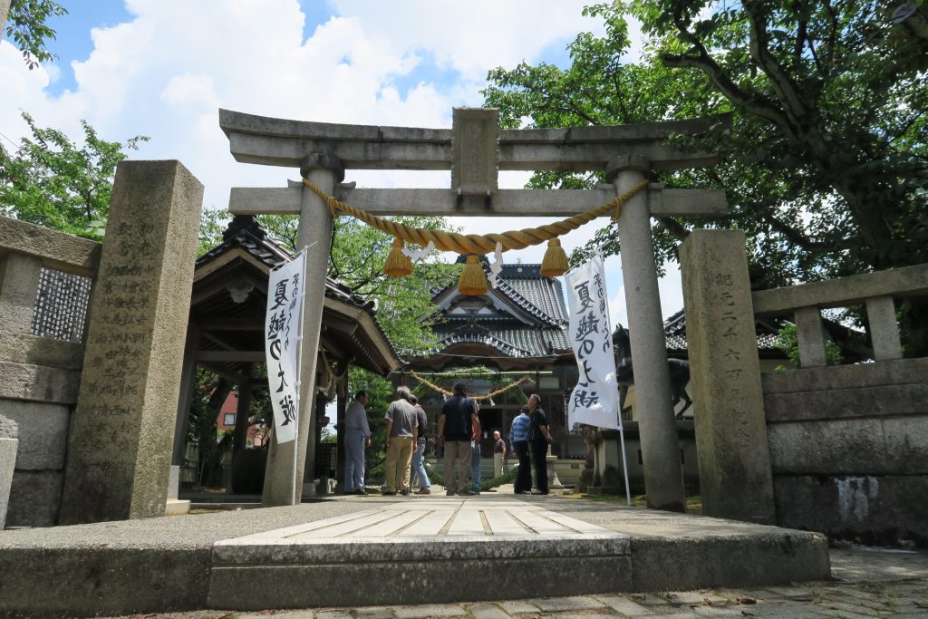 高皇産霊神社　平成28年　大祓式　茅の輪の様子