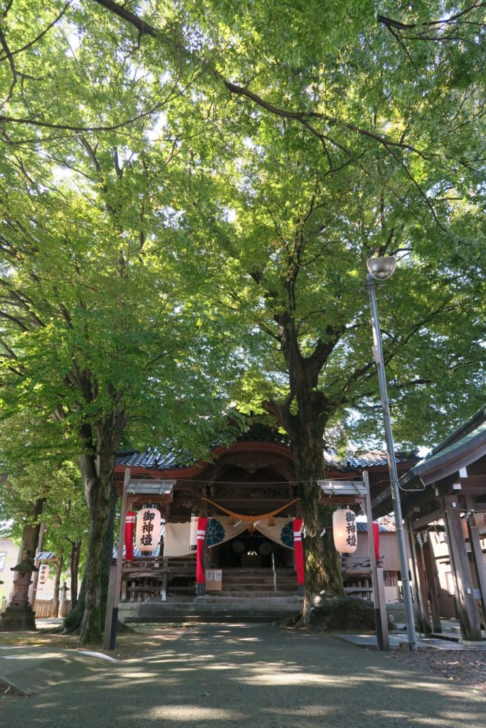 国造神社 正面より(平成27年9月)
