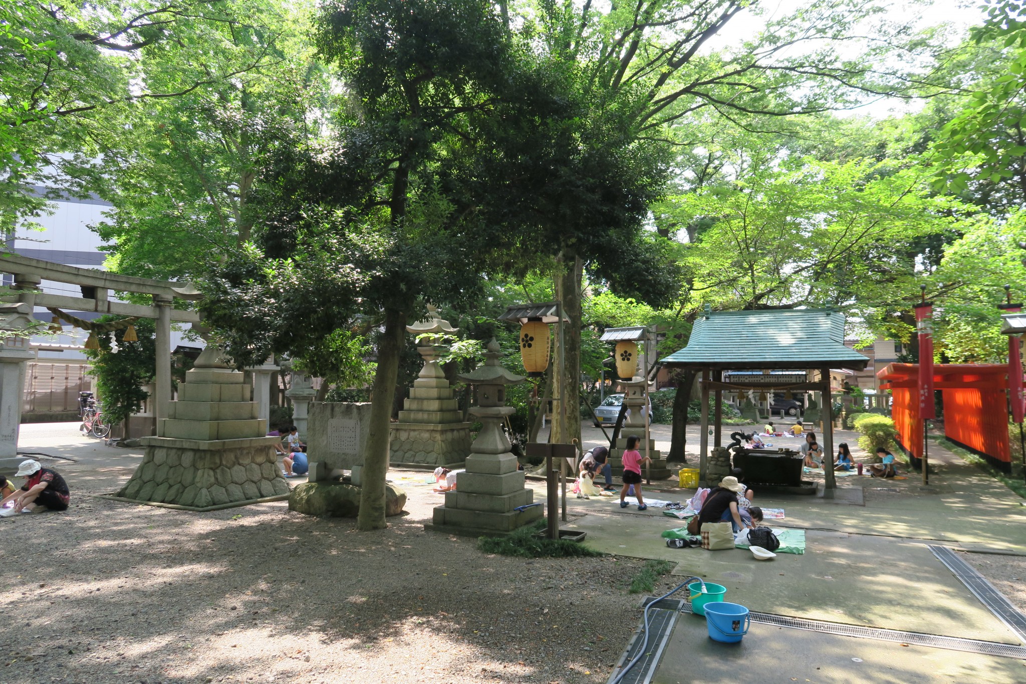 第35回　春日神社　境内写生大会