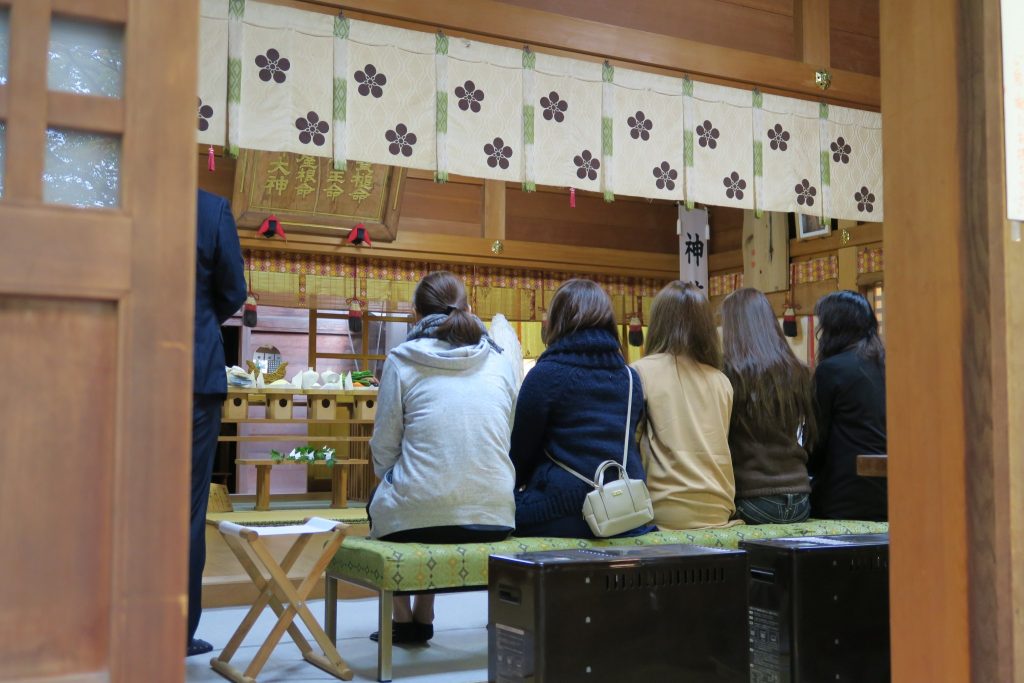 平成28年11月 朔日詣の様子