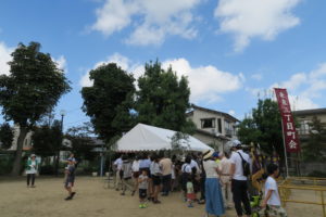 平成29年9月 米日吉神社 米泉三丁目町会子供神輿 2