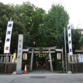 国造神社の神名旗が奉納されました