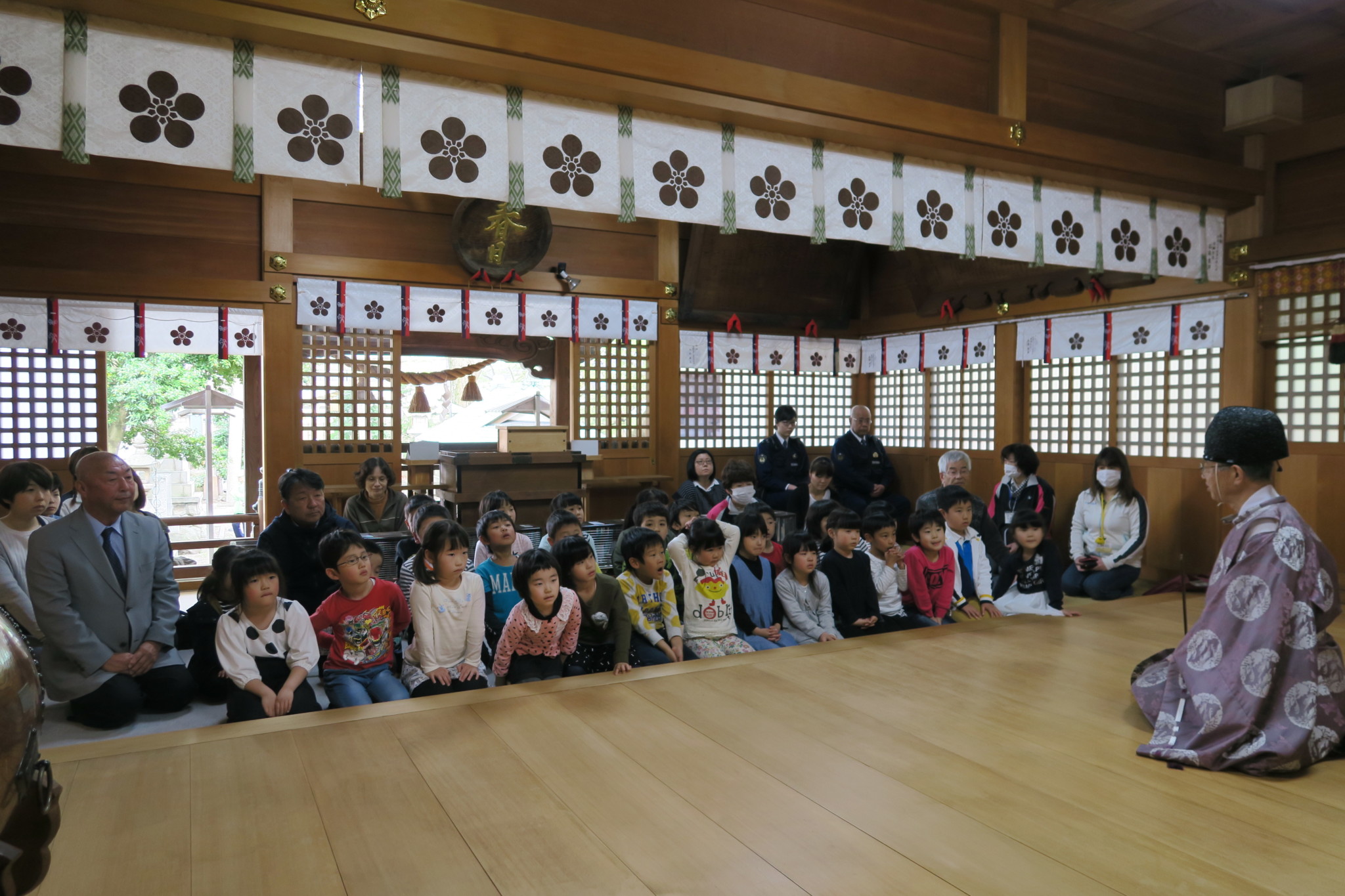 平成30年 春日神社神小学一年生安全祈願祭