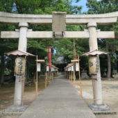 宇佐八幡神社参道（平成28年）