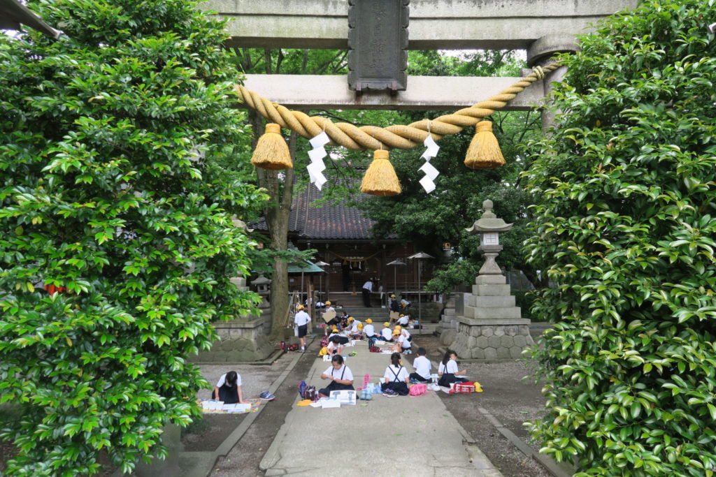 中村町小学校写生大会(平成30年) 01