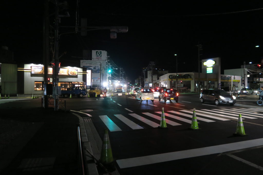 ジャンボボール側から金沢駅方面を見る