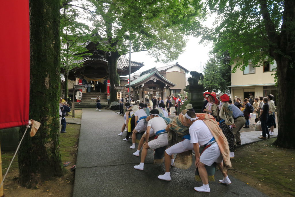国造神社 泉獅子舞演舞01(平成30年)