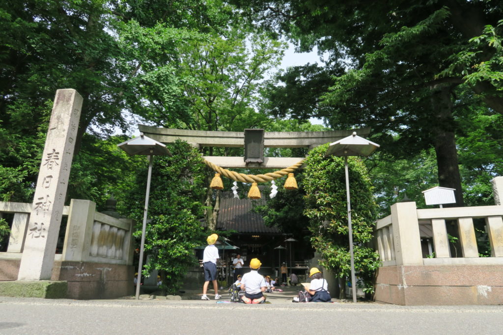 地元小学校の写生会が開かれました。(令和元年6月)