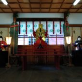 稲荷社_拝殿壁代(正面)_令和元年6月