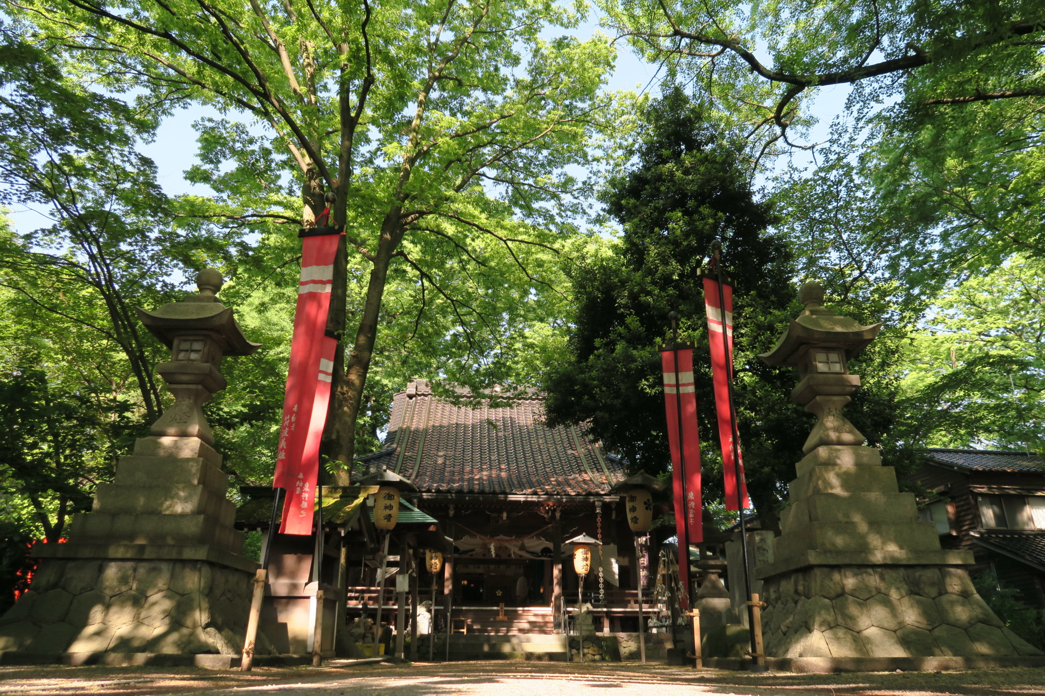 平成27年5月 境内の様子