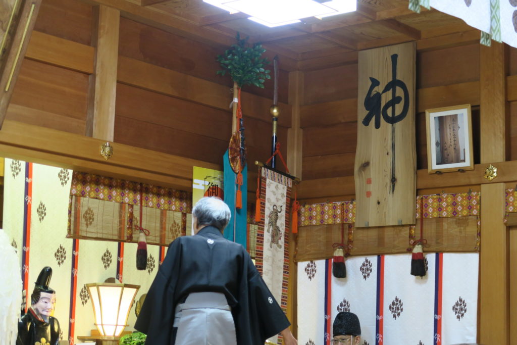 令和元年5月6日 奉納謡仕舞の様子