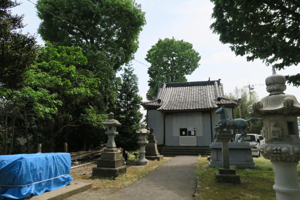 修復以前の荒川神社