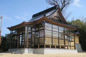 荒川神社拝殿の様子
